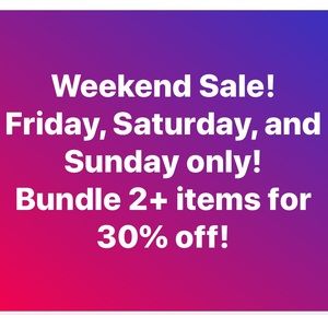 Weekend Sale: Bundle 2+ items for 30% off!